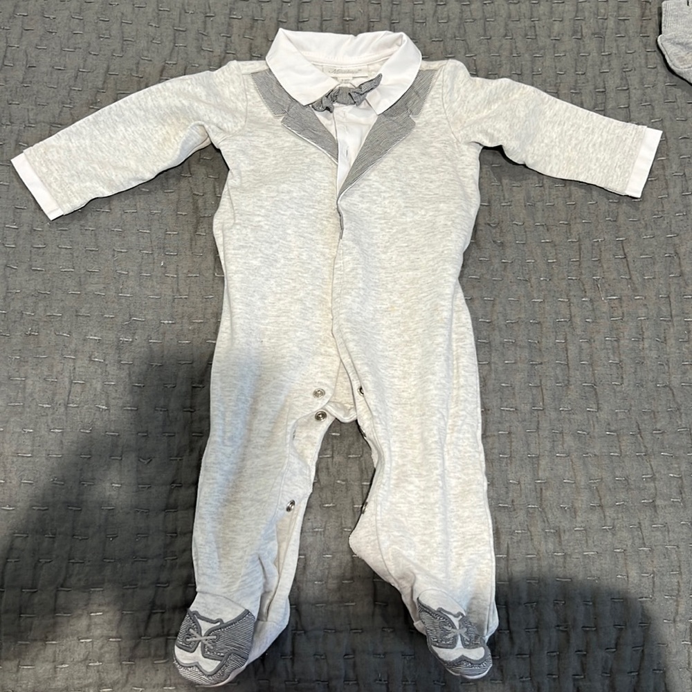Nice piece for little gentlemen. Nice details. Purchased from saks.